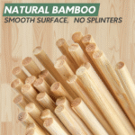Bamboo Stick 4MM 12" Pack Of 40 Pcs.