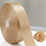 Satin Ribbon Wheat Colour