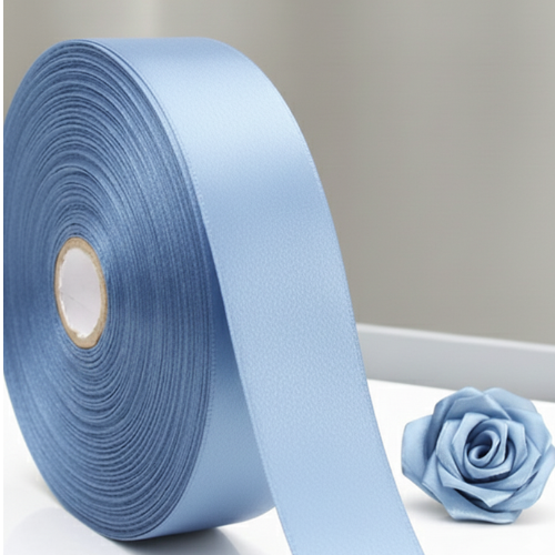 Satin Ribbon Light Blue Colour