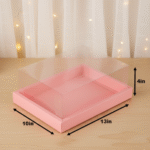 Full Display Hamper Box | Pink Colour (9 × 12 × 5 Inches) | BK-47
