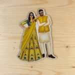 Haldi Couple MDF Cutout