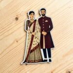 Engagement Couple MDF Cutout
