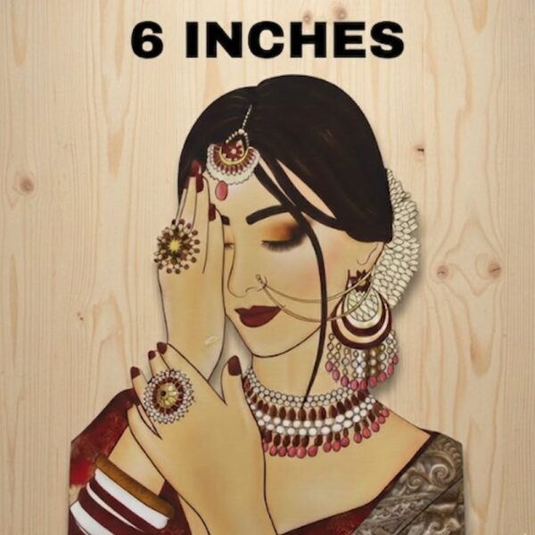 MDF Dulhan / Bride Cutout 6 Inches