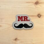 MR Moustache  MDF Cutout