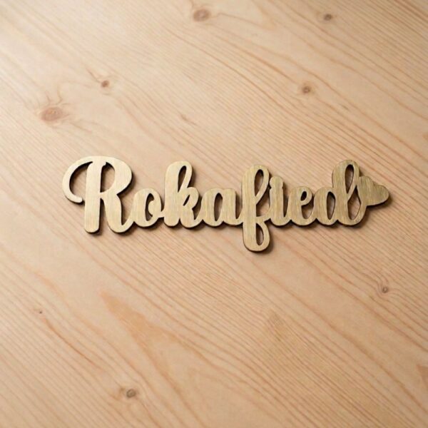 Rokafied Name Cutout