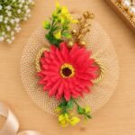 Sunflower Can Golden Stick Red Colour Bunch