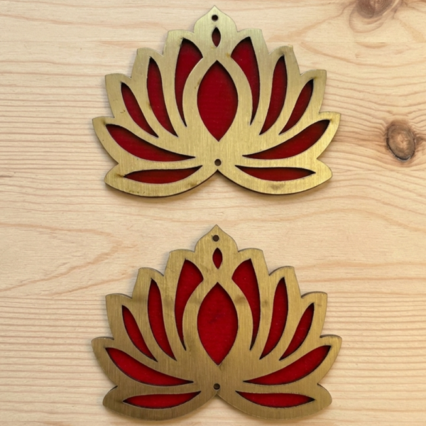 Red Lotus Cutout 3 Inch