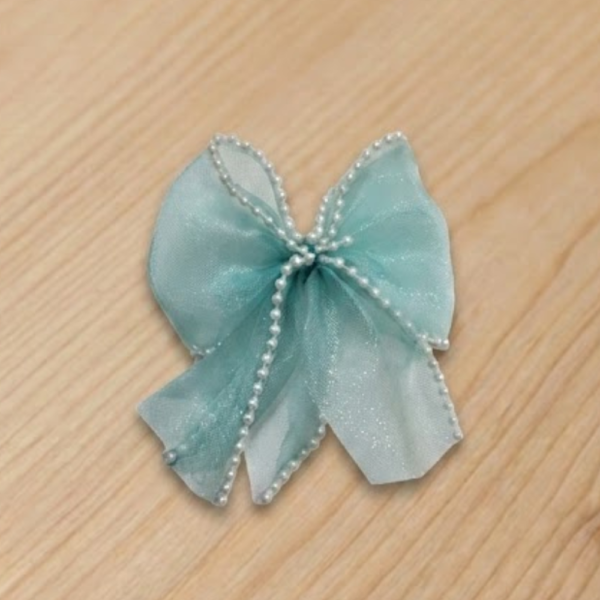 Pearl Bow Sea Green