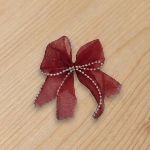 Pearl Bow Red