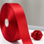 Satin Ribbon Red Colour