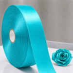 Satin Ribbon Aqua Blue Colour