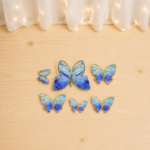 Butterfly Blue ( Set Of 6 Pcs. )