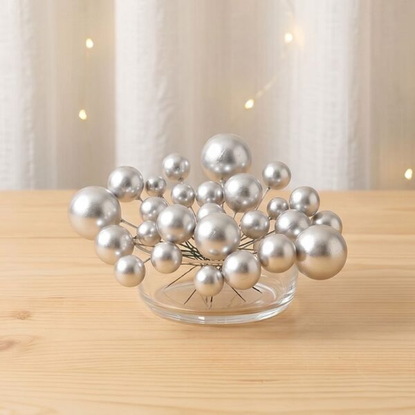 Faux Ball Silver