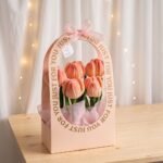 Just For You Bag / Flower Bag Pink ( 9×5×14 )