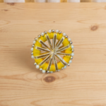 Moti Chakri Yellow ( 2 Inch. )