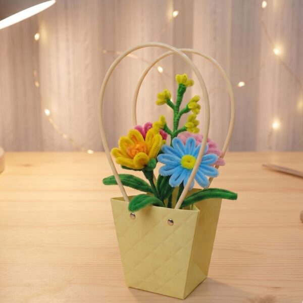 Pipe Cleaner Bag Macaron Yellow