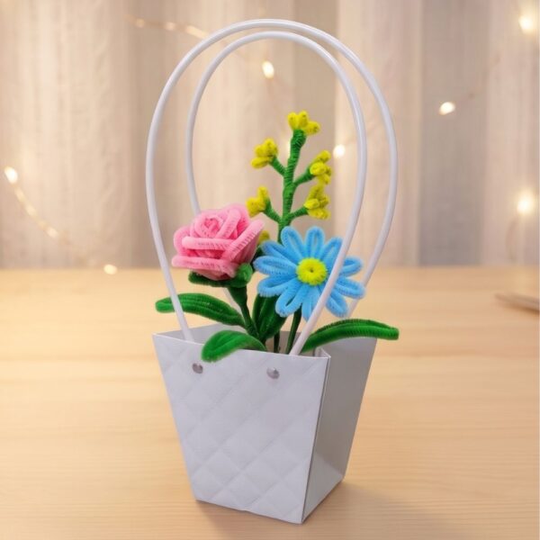 Pipe Cleaner Bag White
