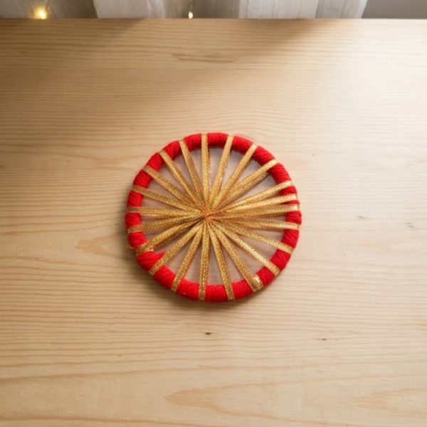 Gota Chakri Red ( 4 Inch. )