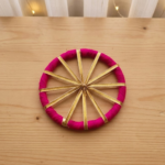 Gota Chakri Rani Pink ( 4 Inch. )