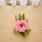 Sunflower Net Wire Ribbon Bunch Pink Colour