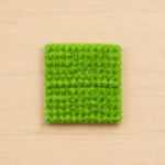 Mini Foam Flower Green Pack of 144 Pcs.