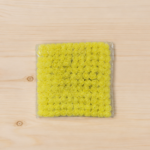 Mini Foam Flower Yellow Pack of 144 Pcs.