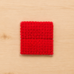 Mini Foam Flower Red Pack of 144 Pcs.