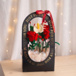 Just For You Bag / Flower Bag Black ( 9x5x14 )