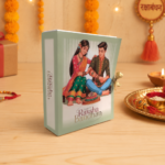 Raksha bandhan / Rakhi Golden Foil Print Box 4 ( 10x8x3 )