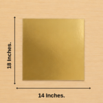 Golden MDF Base ( 14 x 18 Inches. )