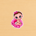 Baby Girl Cut Out 7