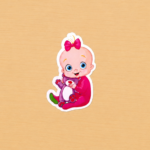 Baby Girl Cut Out 8