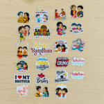 Raksha Bandhan Cut Out Mix ( Pack of 23 )