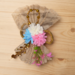 3 Flower Foam Bunch Pink Blue White