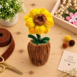Pipe Cleaner Flower Yellow