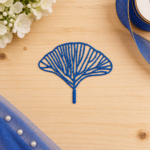 Ginkgo Leaf Blue