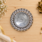 Dry fruit Tray Silver ( 12 Inches. )