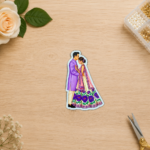 Indian Forehead Kissing Couple MDF Cutout