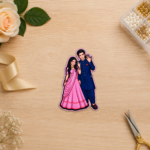 Ethnic Couple MDF Cutout