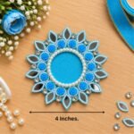 Candle Tea Light Holder 5 Blue ( Pack Of 3 )