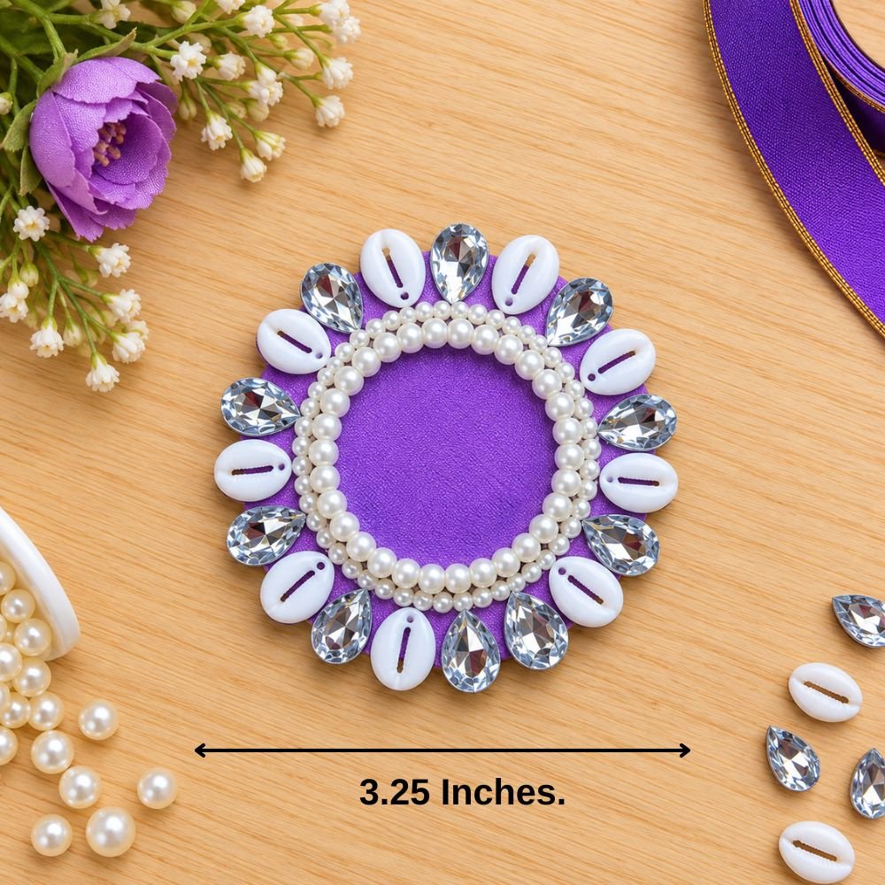 Patches SS Hamper (3) Candle Tea Light Holder 1 Purple ( Pack Of 3 ) - Image 1