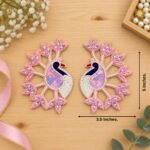 Bootis & Patches 7 Baby Pink Peacock ( 1 Pair )