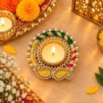 Candle Tea Light Holder Multicolor