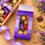 Bar Box Double Shade Purple And Lavender Colour ( 6 × 3.5 x 1 Inches )