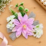 Lotus Silver Net Wire Bunch Pink 02
