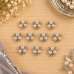 Pearl Beads Silver ( Pack Of 50 )